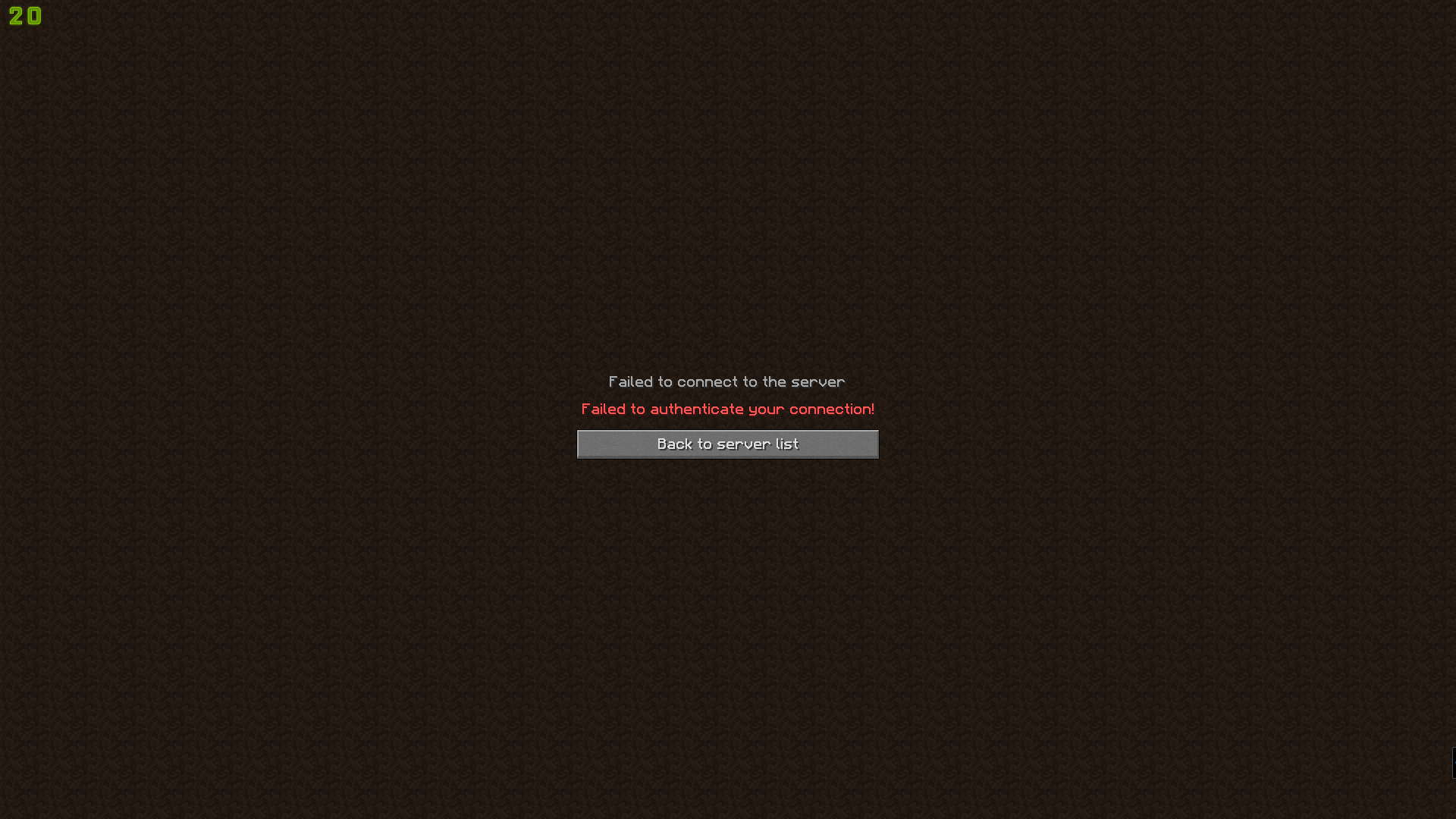 minecraft launcher (could not connect to server)