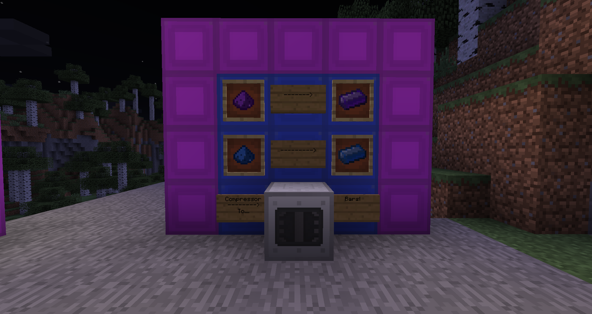 What is the title of this picture ? Red's Amethyst Mod [1.7.10][Forge][Multiplayer][Gems] - Minecraft Mods