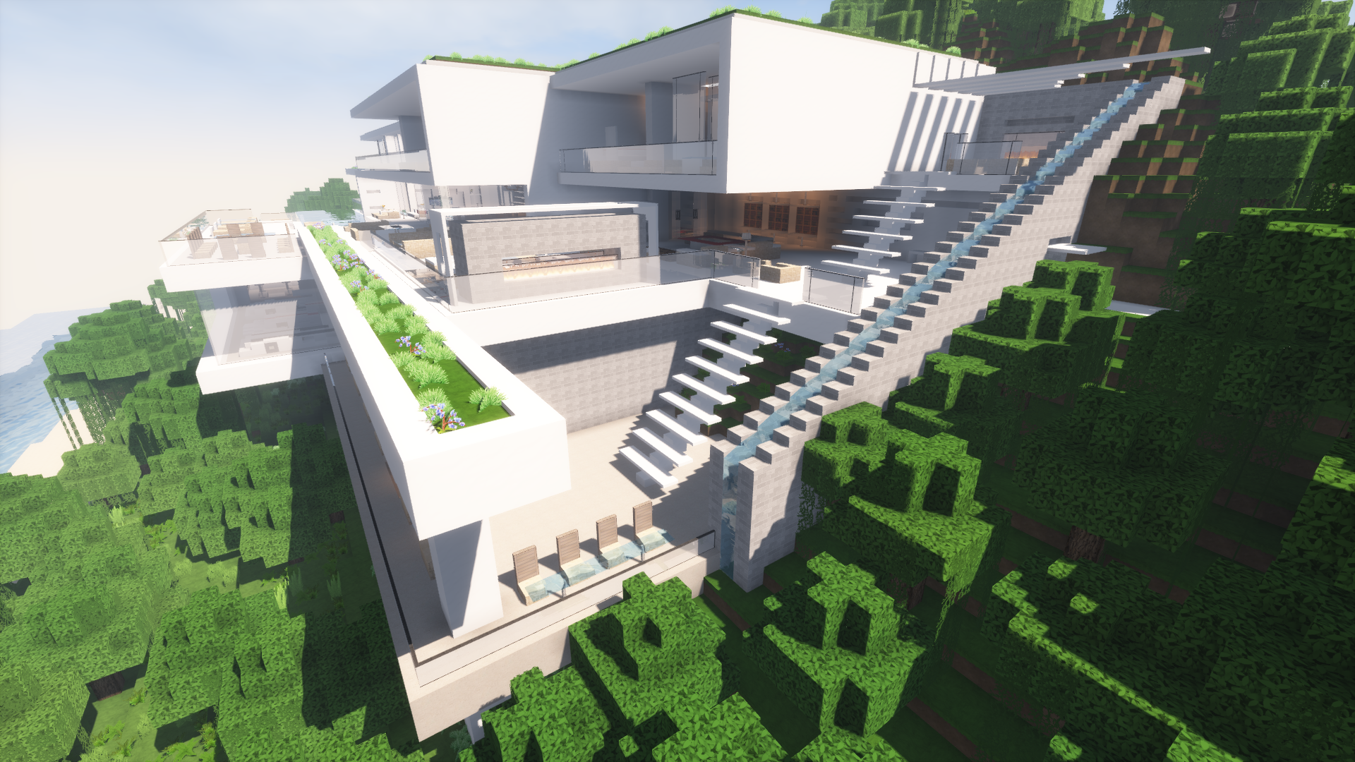 Minecraft house map. Модерн Хаус в майнкрафт 1.1.5. Дом в майнкрафт Модерн Хаус. Особняк Модерн в майнкрафт. Модерн дом в на горе в майнкрафт.