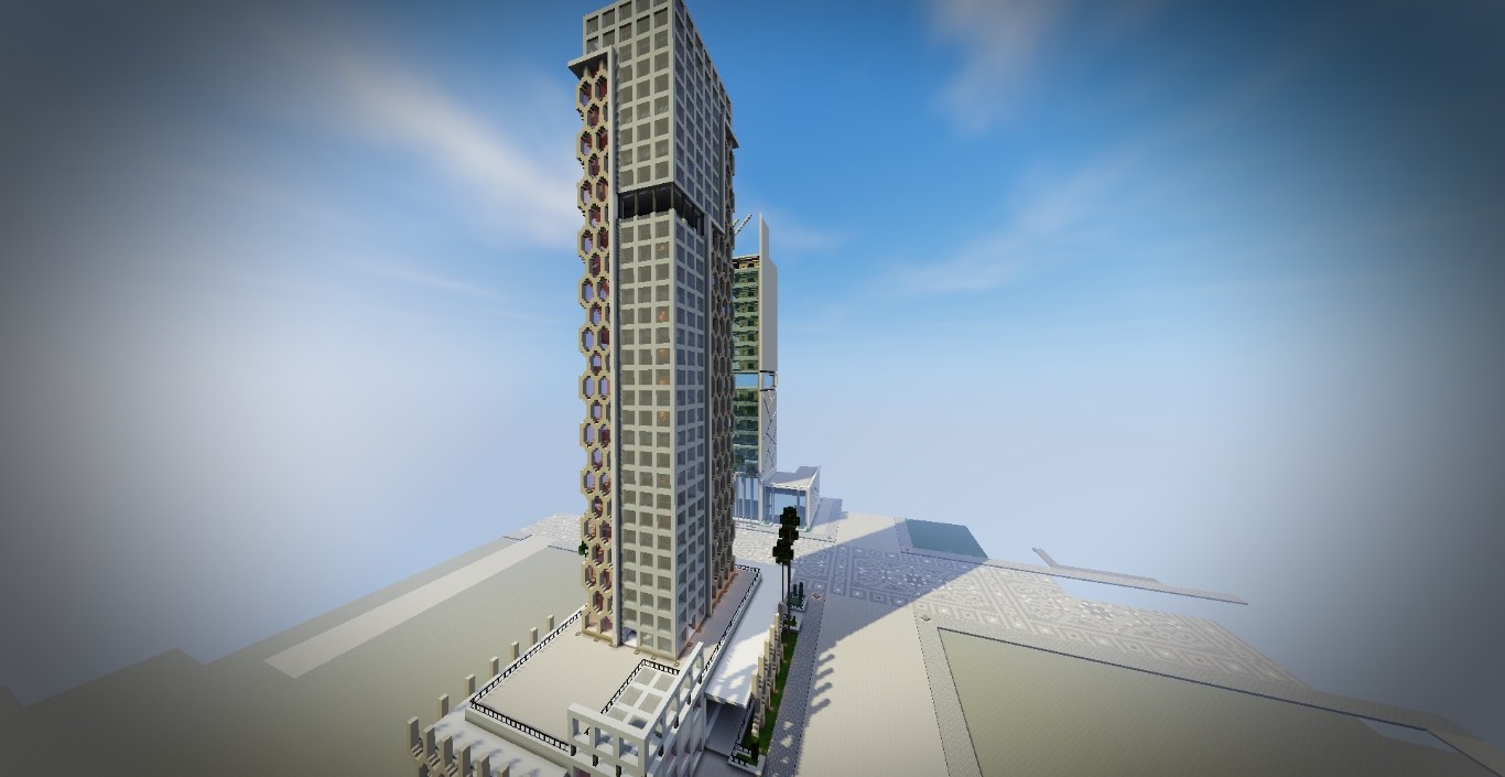 Minecraft Modern Hotel Tour: New modern hotel alaryen city 