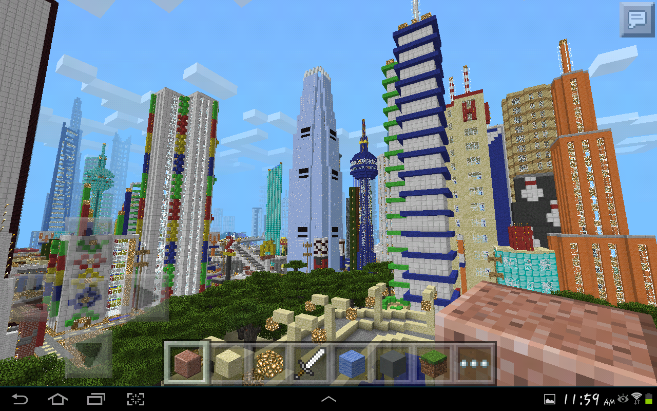 biggest city minecraft windows 10 map