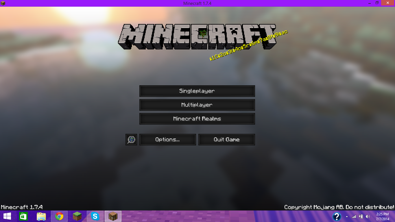 Colored Text Minecraft Single Player  Coloring Pages