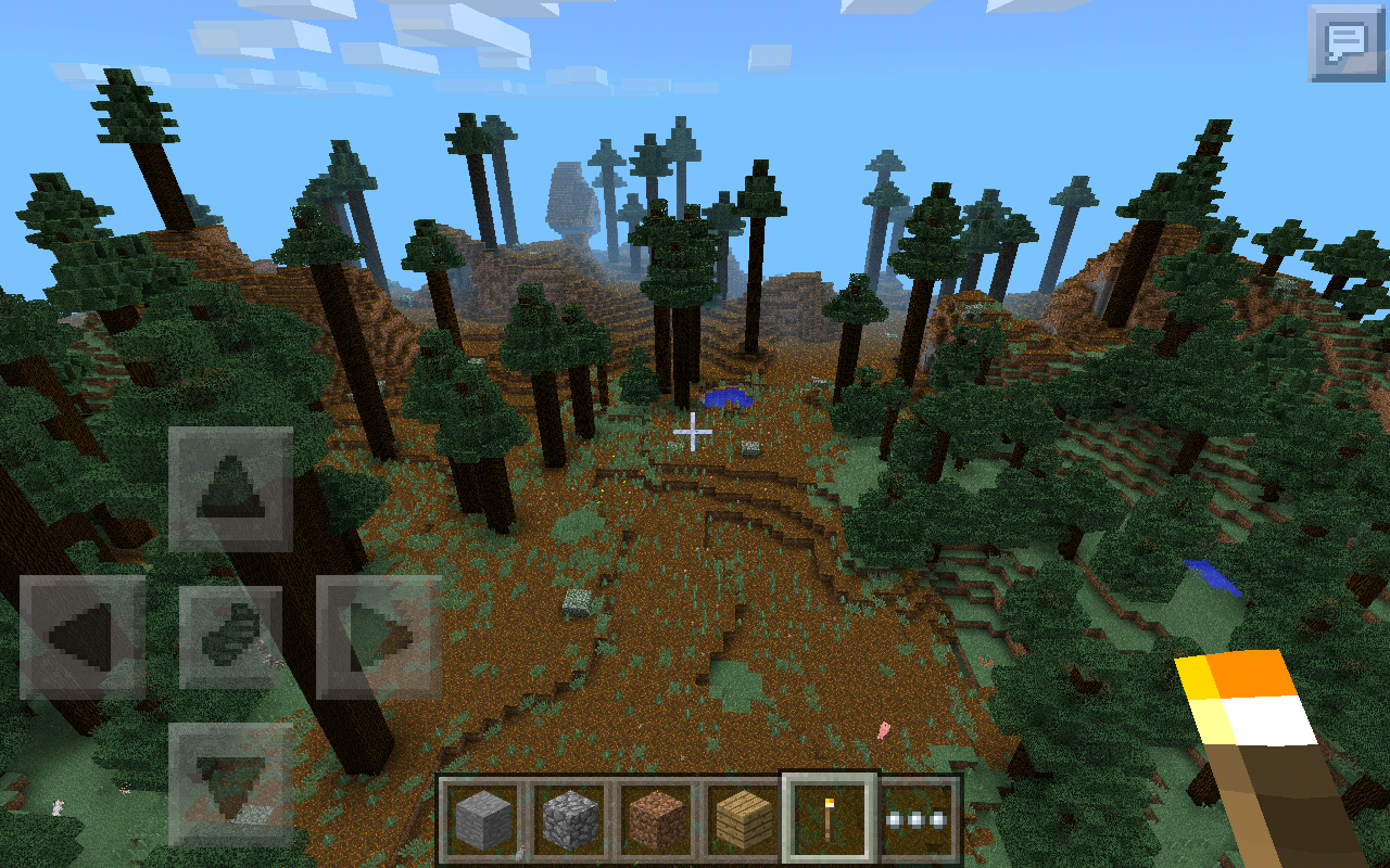 Birch Forest, Mega Taiga AND Ice Spike biome next to each 