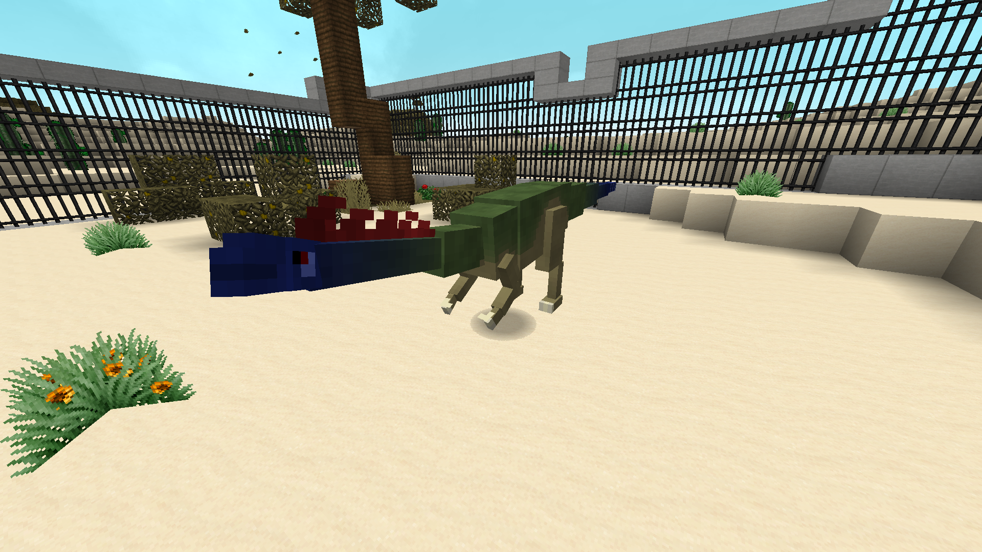 minecraft dinosaur zoo