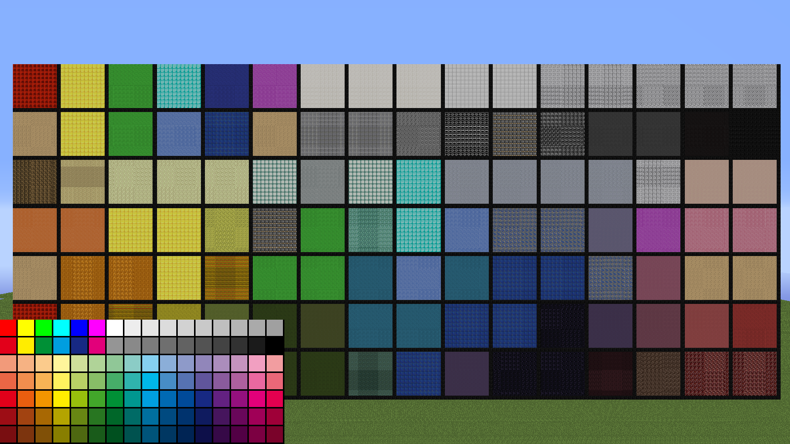 What is the title of this picture ? Pixel Art Mod - WIP Mods - Minecraft Mods - Mapping and Modding: Java