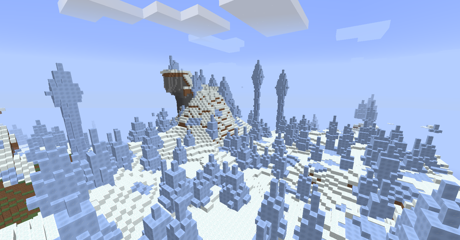 Awesome ice spike mountain seed for 1.8 - Seeds - Minecraft: Java ...