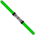 Green Double-Bladed Lightsaber