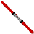 Red Double-Bladed Lightsaber